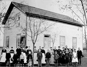 Schoolhouse, Little Shasta, Ca 1887