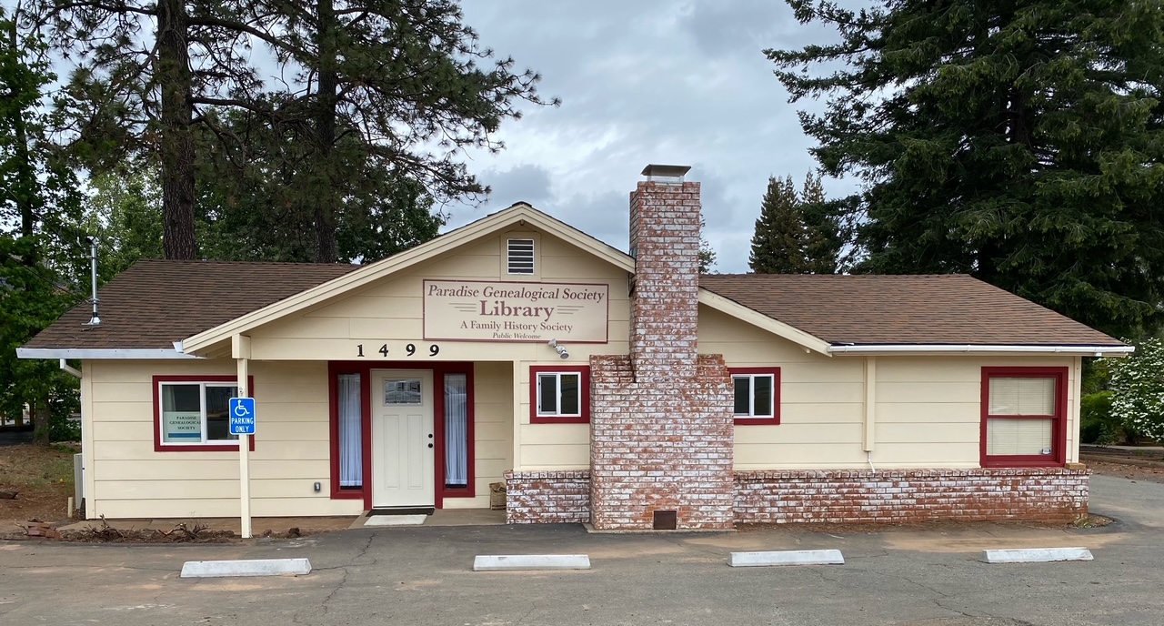 Paradise Genealogical Society Library - 5587 Scottwood Rd, Paradise, CA